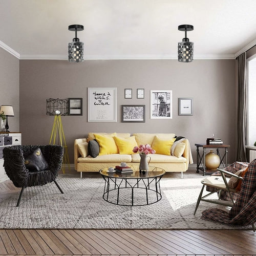 Modern flush ceiling light E27 lamp~1403
