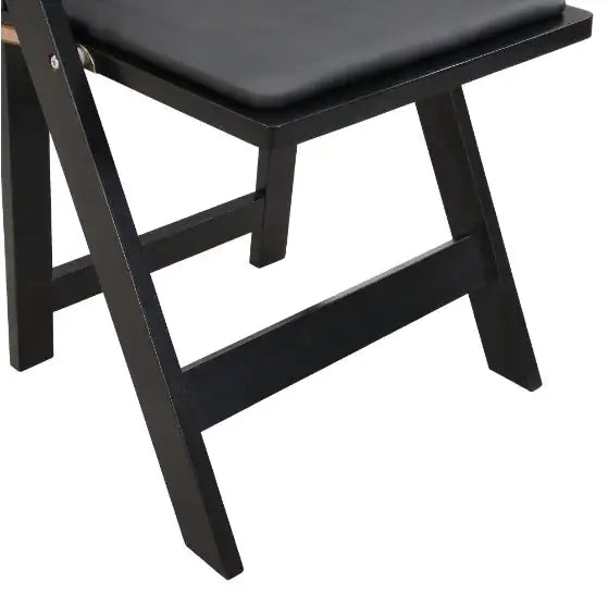 Set Of 4 Upholstered Folding Chairs