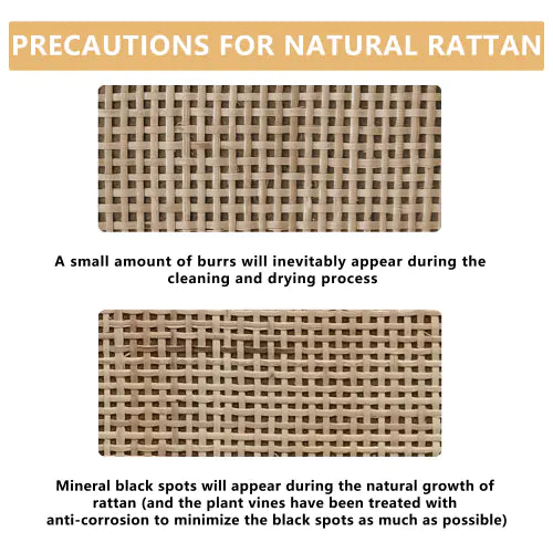 Rattan 6-Drawer Dresser